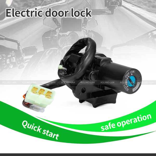 Lgnition Switch Gas Cap Lock Set Fit for Ninja ZXR400 ZXR750 250R ZX7R - 图片 5