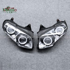Fit For Honda GL1800 2001-2016 Angel Eye Headlight Assembly Headlamp