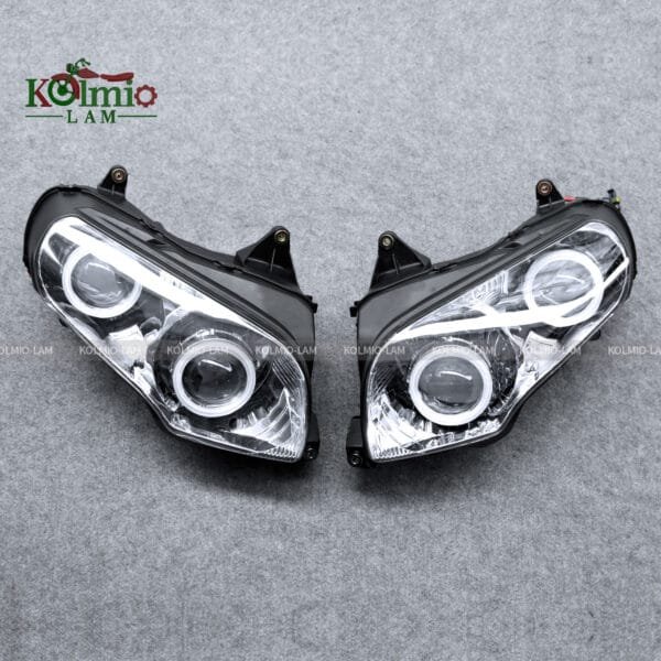 Fit For Honda GL1800 2001-2016 Angel Eye Headlight Assembly Headlamp