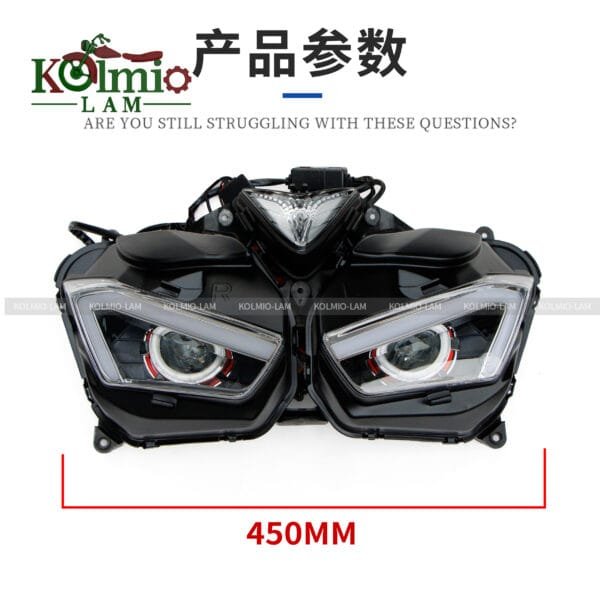 Fit For Yamaha YZF-R3 2013-2017 Headlight Assembly Headlamp - Image 3