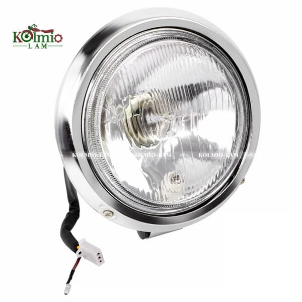 Motorcycle Chrome Headlight Head Lamp For Honda CMX 250 Rebel 250 Steed 400 600 Magan 250 750 All years - 图片 2