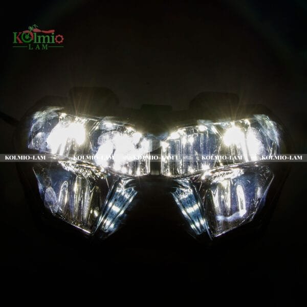 Front Headlight Assembly Fit For Z250 Z400 Z650 KLR650 ZR1000 H2 Headlamp - 图片 7