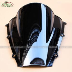 Motorcycle Fit for Honda CBR600RR F5 2003-2004 Windshield WindScreen Black