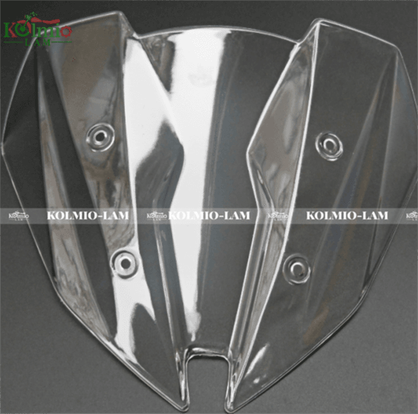 Motorcycle Black Windshield Windscreen Fit For Kawasaki Z250 Z300 2013-2018 - 图片 7