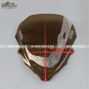 48CM Moto Pare-brise Noir Pour YAMAHA XP500 T-MAX500 TMAX500 2008 2009 2010 2011