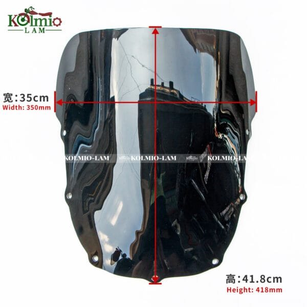 Moto Pare-brise Adapté à KAWASAKI ZZR1100  1990 1991 1992 - 图片 6