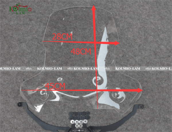Motorcycle Windshield Windscreen With Bracket Fit for BMW F650GS F700GS F800GS - 图片 4