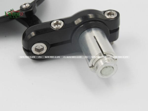 Universal Foldable Motorcycle Round 22mm 7/8" or 25mm 1" Handle Bar End Side Mirrors Aftermarket Accessories & Parts One Pair - 图片 4