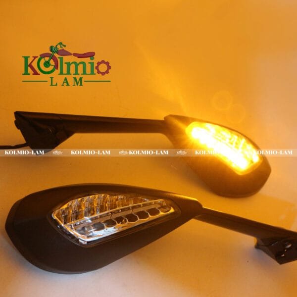 fit For DUCATI 1199 Panigale S R 1199S 2013-2018 899 Panigale 2013-2018 Motorcycle Rear View Mirror Rearview Mirrors LED Turn Signal - 图片 4