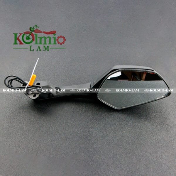 Plastic Motorcycle Black Rearview Rear View Mirror with LED Turn Light ZX-10R ZX 10R fit For Ninja - 图片 4