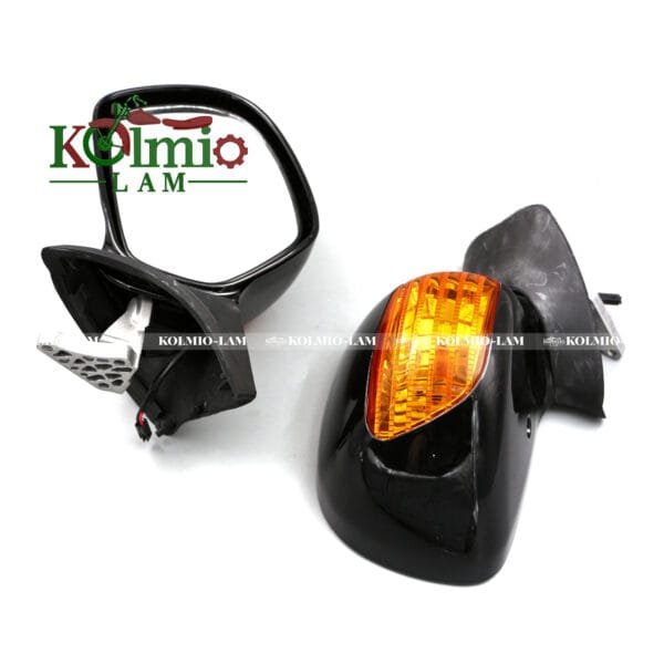 silver Motorcycle Mirror LED turn Light Motor Rear view Mirrors Amber Signal case fit for Honda Goldwing GL 1800 2001 2002 2003-2010 - 图片 4