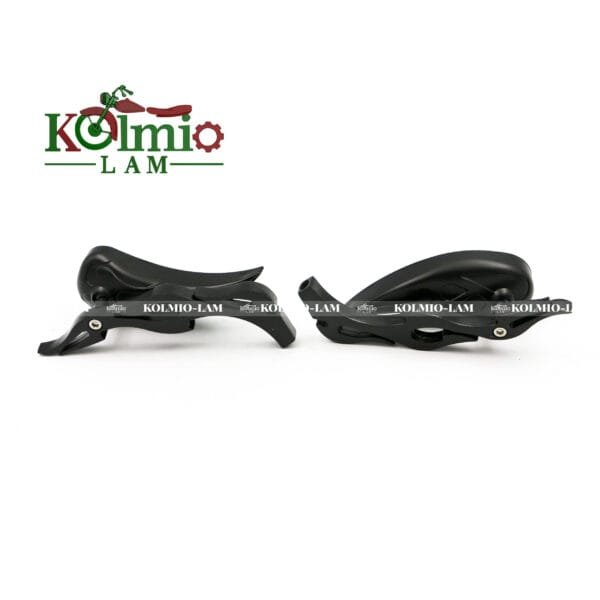 New Arrival Universal Motorcycle Flame Rear View Mirrors Black Motorcycle Side View Mirrors - 图片 3
