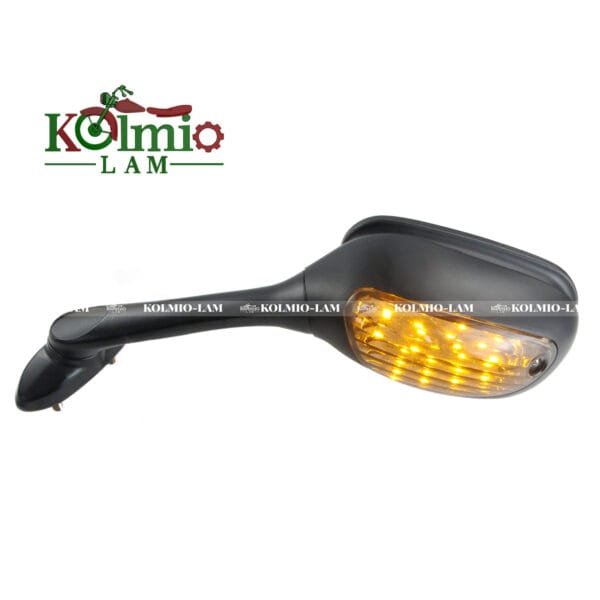 Motorcycle Accessories Rearview Mirror For Suzuki GSXR GSX-R 600 750 1000 With LED Turn Signal Light Black Glass Side Mirror - 图片 7