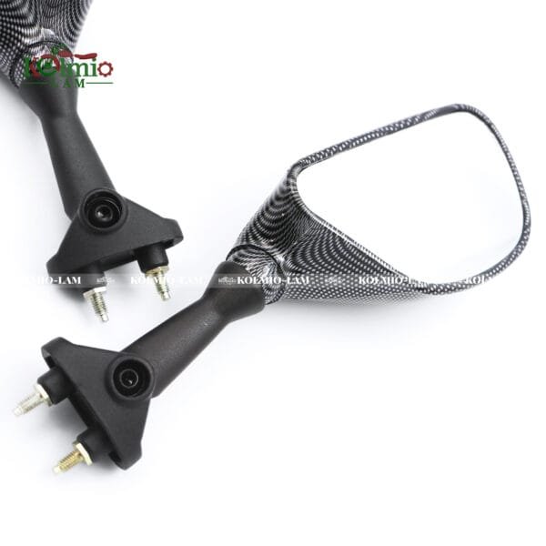 Motorcycle Rear View Side Mirrors Fit For Kawasaki Ninja ZX6R ZX600 ZX636 03-04 - 图片 5