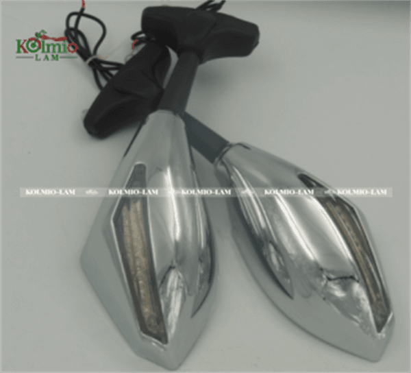Brand new LED running water turn signal indicator motorcycle rearview mirror Retroviseur Clignotants Moto fit For CBR 250 600 900 10 - 图片 6