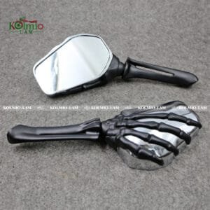 Motorcycle Parts Claw Skull Skeleton Hand Mirror fit for Kawasaki Ninja VN 750 800 900 1500 1600
