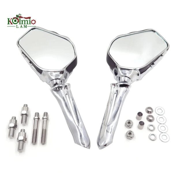 Motorcycle Parts Claw Skull Skeleton Hand Mirror fit for Kawasaki Ninja VN 750 800 900 1500 1600 - 图片 12