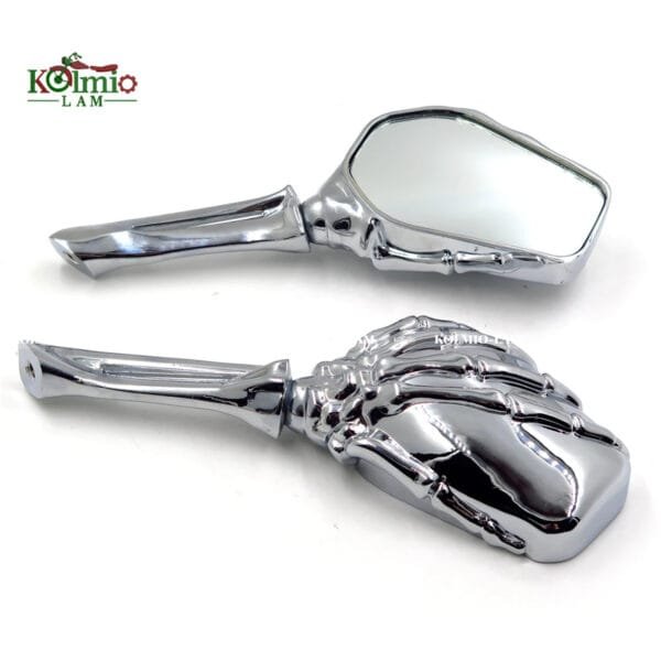 Motorcycle Parts Claw Skull Skeleton Hand Mirror fit for Kawasaki Ninja VN 750 800 900 1500 1600 - 图片 8