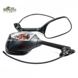 fit For Suzuki GSXR750 GSXR600 GSX-R600 750 K6 K11 2010-2017 GSXR 1000 K9 2009-2016 Rearview Mirrors Foldable Turn Signals LED Light