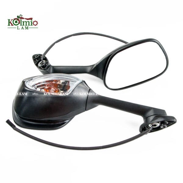 fit For Suzuki GSXR750 GSXR600 GSX-R600 750 K6 K11 2010-2017 GSXR 1000 K9 2009-2016 Rearview Mirrors Foldable Turn Signals LED Light
