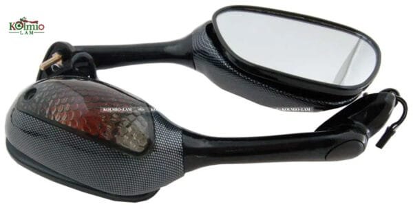 fit For Suzuki GSXR750 GSXR600 GSX-R600 750 K6 K11 2010-2017 GSXR 1000 K9 2009-2016 Rearview Mirrors Foldable Turn Signals LED Light - 图片 8