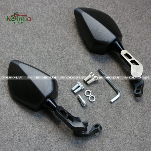 Motorcycle Rear Mirrors ABS 8/10MM Universal White Glass Mirror fit For CFMOTO 250NK 450NK 700CLX Suzuki M109R Yamaha MT 03 07 09 10 - 图片 2