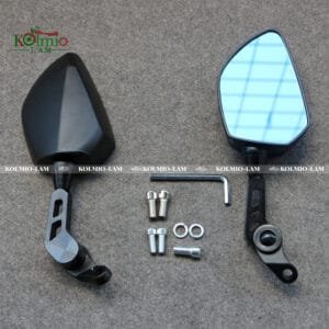 Motorcycle Rear Mirrors ABS 8/10MM Universal White Glass Mirror fit For CFMOTO 250NK 450NK 700CLX Suzuki M109R Yamaha MT 03 07 09 10