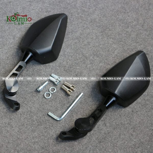 Motorcycle Rear Mirrors ABS 8/10MM Universal White Glass Mirror fit For CFMOTO 250NK 450NK 700CLX Suzuki M109R Yamaha MT 03 07 09 10 - 图片 3