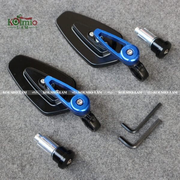 Motorcycle Modification, fit for Handlebar, Reflector, Handlebar, Streetcar, Sports Car, Handlebar, Vintage Rearview Mirror, Reverse Mir - 图片 13
