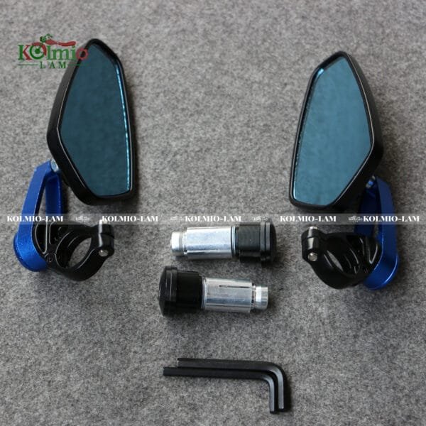 Motorcycle Modification, fit for Handlebar, Reflector, Handlebar, Streetcar, Sports Car, Handlebar, Vintage Rearview Mirror, Reverse Mir - 图片 10