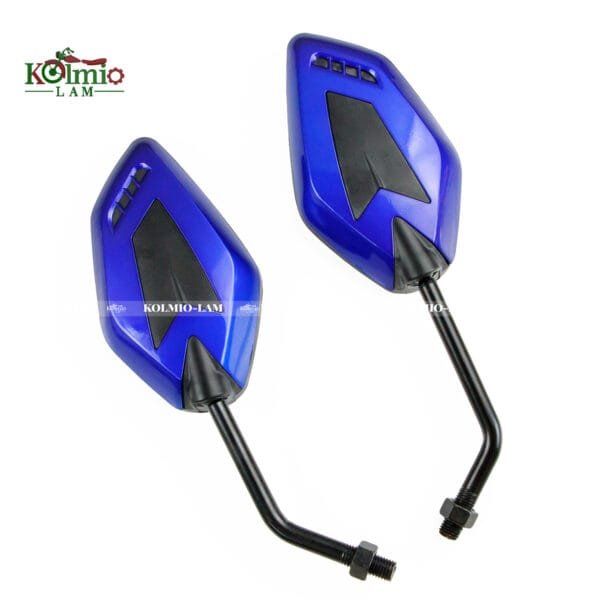 10MM Universal With Turn Signal Light Motorcycle Rearview Mirror - 图片 5