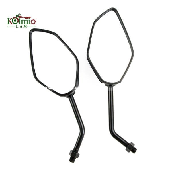 10MM Universal With Turn Signal Light Motorcycle Rearview Mirror - 图片 3