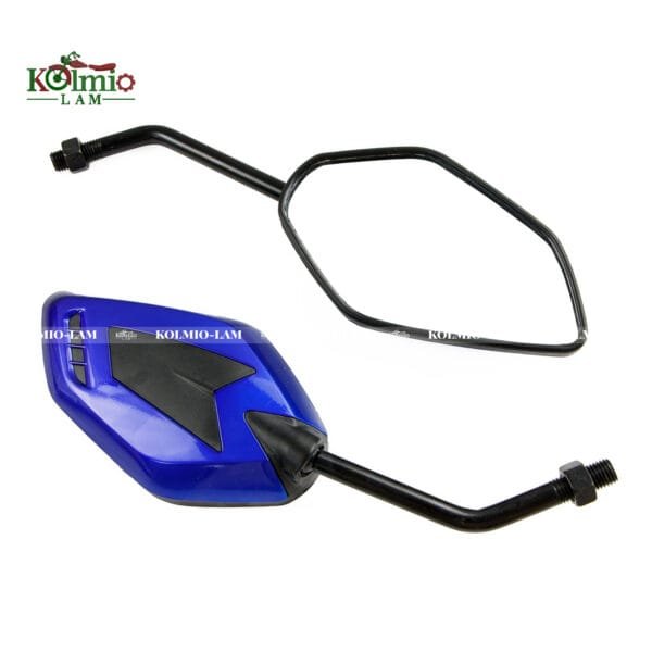 10MM Universal With Turn Signal Light Motorcycle Rearview Mirror - 图片 7