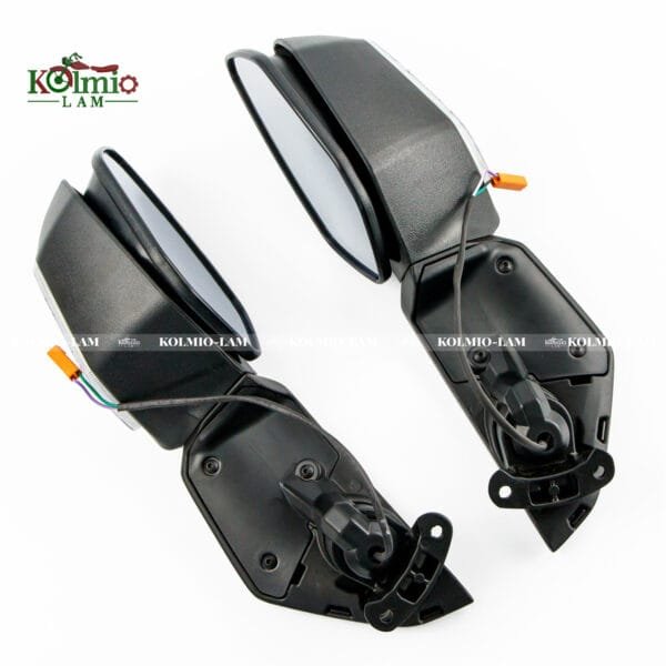 Motorcycle NEW Rear View Mirrors fit For Kawasaki H2 NINJA 400 ZX4R ZX10R 16-20 - 图片 6
