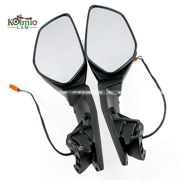 Motorcycle NEW Rear View Mirrors fit For Kawasaki H2 NINJA 400 ZX4R ZX10R 16-20 - 图片 4