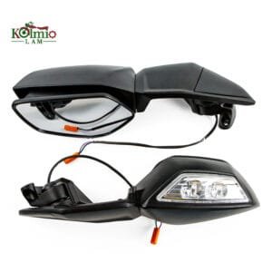 Motorcycle NEW Rear View Mirrors fit For Kawasaki H2 NINJA 400 ZX4R ZX10R 16-20