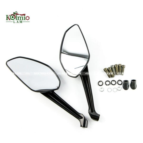 Left&Right Black Motorcycle Rear View Mirror fit For Ducati Diavel 14 Monster 821 1200 1200S - 图片 5