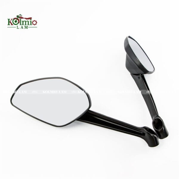 Left&Right Black Motorcycle Rear View Mirror fit For Ducati Diavel 14 Monster 821 1200 1200S - 图片 3
