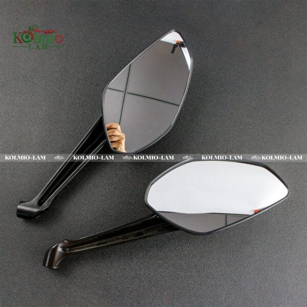 Left&Right Black Motorcycle Rear View Mirror fit For Ducati Diavel 14 Monster 821 1200 1200S - 图片 2