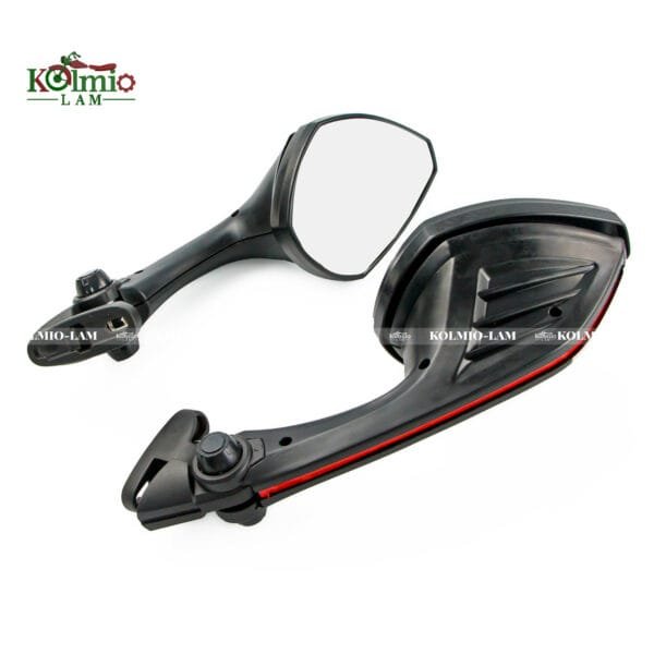 Motorcycle Cowling Mirror Adjustable Rear View Mirrors Fit For Honda Yamaha Suzuki Kawasaki R6 CBR650R Ninja 400/650 GSXR250 - 图片 3