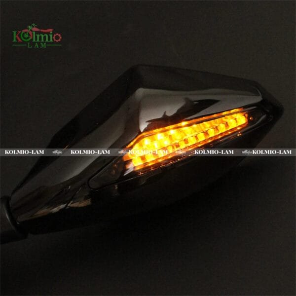 Motorcycle LED Turn Signal Rear View Side Mirrors fit For Honda CBR1000RR 2004 2005 2006 2007, CBR600RR 2003-2014 2010 2011 2012 13 - 图片 2