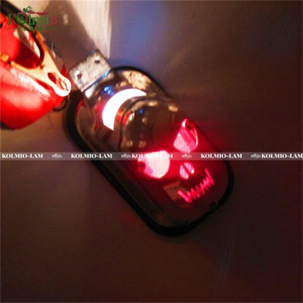 Motorcycle Parts Rear Metal Taillight Skull Turn Signal Brake Tail Light fit for Harley Davidson Chopper - 图片 4