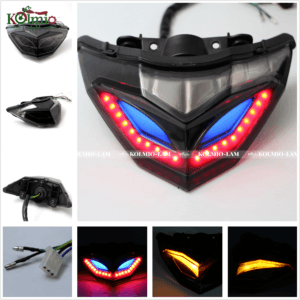 Fit For 2013 - 2018 KAWASAKI NINJA 300 250 Z250 Z300 Taillight Integrated Turn Signals Rear Tail Light EX300 EX250 2017 2016 15