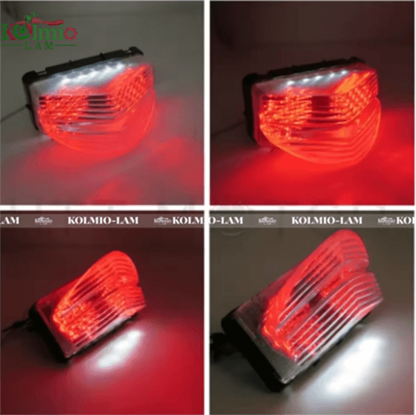 Motorcycle LED Rear Turn Signal Tail Stop Light Lamps Integrated Fit For Honda CBR600 CBR 600/F4i 2001-2003 CBR 600FS 2001-2002 - 图片 4