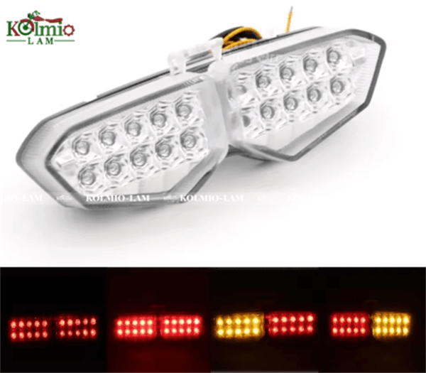 Rear Brake Tail Light Motorcycle LED Taillight fit for Yamaha YZF R6 2003-2005 YZF R6S 2006-2008