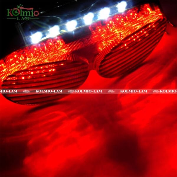 LED Integrated Rear Taillight Turn Signal Fit For ZZR600 05-08 ZX-6R ZX9R 98-02 - 图片 2