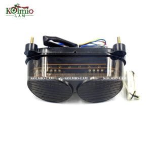 LED Integrated Rear Taillight Turn Signal Fit For ZZR600 05-08 ZX-6R ZX9R 98-02