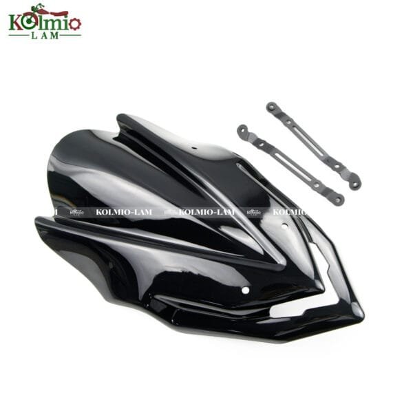 Motorcycle Black Windshield Windscreen W/Bracket Fit For KAWASAKI Z900 2017-2019 - 图片 3