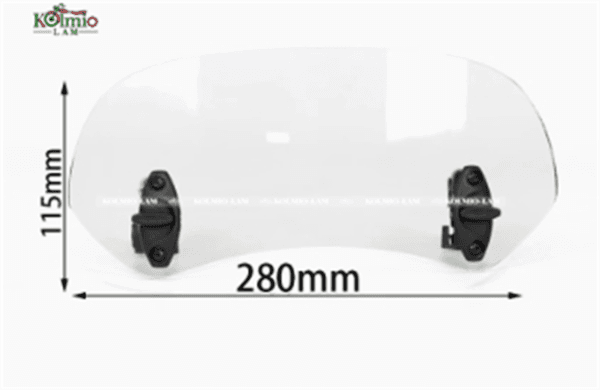 Fit For SUZUKI BANDIT GSF 1250S 1250 1200 250 400 650 G-S-X 650F 2008 for BMW Uinversal Motor Wind Deflector Windscreen Windshield