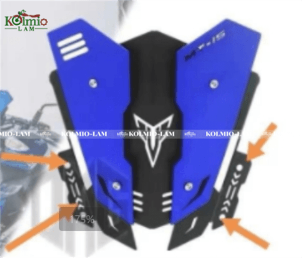 ABS Motorcycle Windshield WindScreen fit for YAMAHA MT 10 - 图片 3